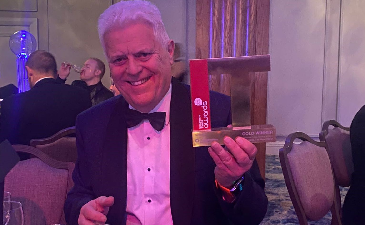 Howard Lickens Industry Achiever at Insurance Times Awards 2022